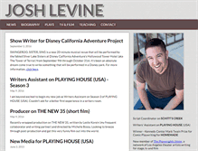 Tablet Screenshot of joshlevineonline.com